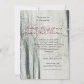 Invitation Douche magique de couples d'amour (Dos)