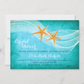 Invitation Douche mariée de plage Starfish (Devant)