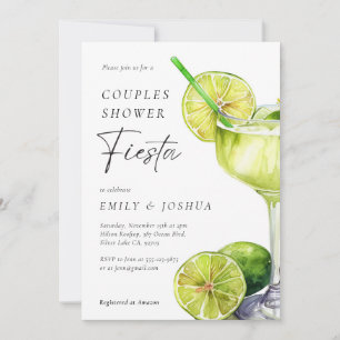 Invitation Douche mexicaine Fiesta Couples