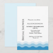 Invitation Douche nautique (Devant / Derrière)