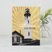 Invitation Douche nautique côtière du phare nautique (Debout devant)