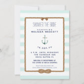 Invitation Douche nautique de la mariée Infinity Knot Mousse  (Devant)
