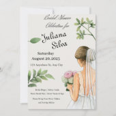 Invitation Douche nuptiale (Devant)