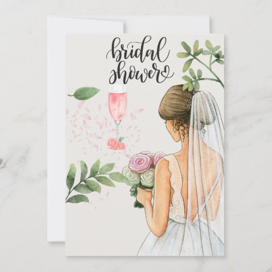 Invitation Douche nuptiale (Dos)