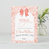 Invitation Douche nuptiale (Debout devant)