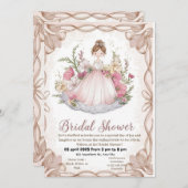 Invitation douche nuptiale (Devant / Derrière)