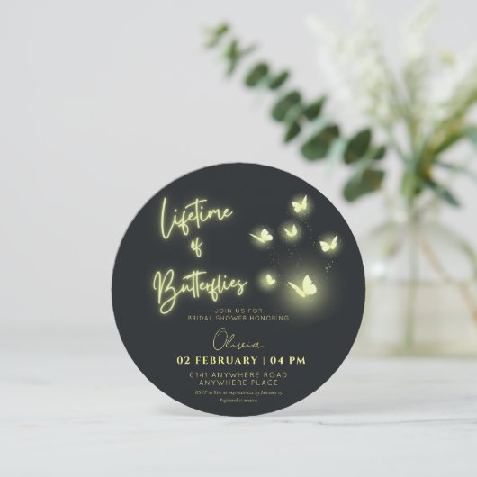 Invitation Douche nuptiale (Debout devant)