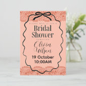 Invitation Douche nuptiale (Debout devant)