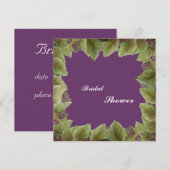 Invitation Douche nuptiale (Devant / Derrière)