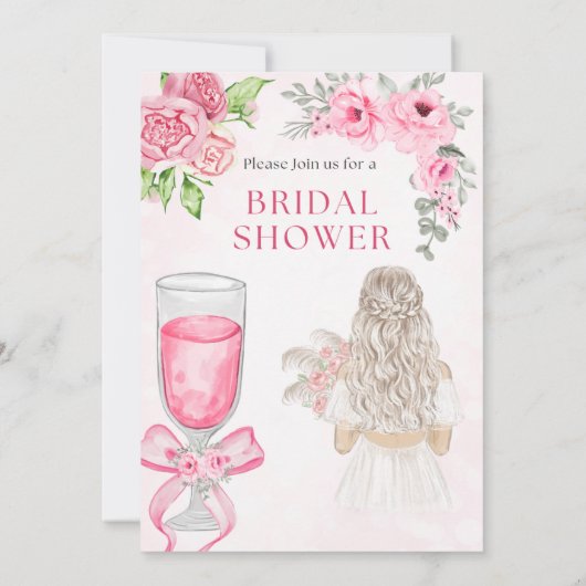 Invitation Douche nuptiale (Dos)