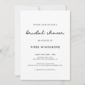 Invitation Douche nuptiale (Devant)