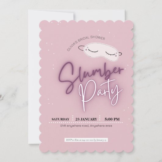 Invitation Douche nuptiale (Devant)
