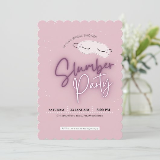 Invitation Douche nuptiale (Debout devant)