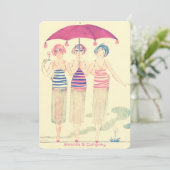 Invitation Douche nuptiale amusante (Debout devant)