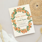 Invitation Douche nuptiale aux agrumes d'orange