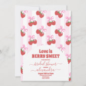 Invitation Douche nuptiale aux baies sucrées (Devant)