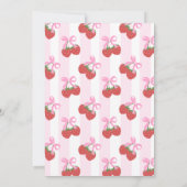 Invitation Douche nuptiale aux baies sucrées (Dos)