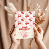 Invitation Douche nuptiale aux baies sucrées