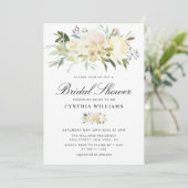 Invitation douche nuptiale blanche (Debout devant)