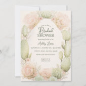 Invitation Douche nuptiale Cactus, douche Fiesta (Devant)