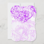 Invitation Douche nuptiale carnation violette FMW14 (Dos)