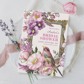 Invitation Douche nuptiale d'aquarelle rose