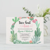 Invitation Douche nuptiale de couples de fiesta, amour (Debout devant)