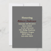 Invitation douche nuptiale de grange de cowboy rustique de (Dos)