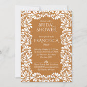 Invitation Douche nuptiale de talavera mexicaine (Devant)