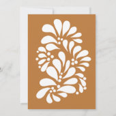 Invitation Douche nuptiale de talavera mexicaine (Dos)