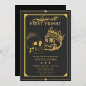 Invitation Douche nuptiale d'Halloween (Devant / Derrière)