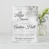 Invitation Douche nuptiale d'hiver (Debout devant)