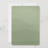 Invitation Douche nuptiale fleur sauvage Aquarelle Floral Dou (Dos)