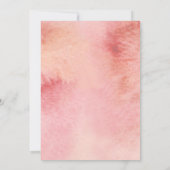 Invitation Douche nuptiale fleurie aquarelle (Dos)