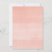 Invitation Douche nuptiale fleurie rose vif printanière (Dos)