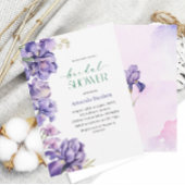 Invitation Douche nuptiale IRIS FLOWER