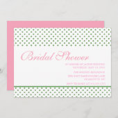 Invitation douche nuptiale lumineuse et audacieuse (Devant / Derrière)