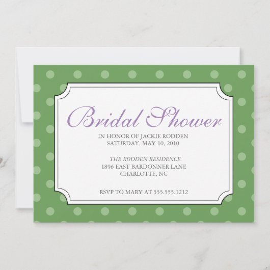 Invitation douche nuptiale {mod squad} (Devant)