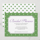 Invitation douche nuptiale {mod squad} (Devant / Derrière)