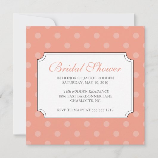 Invitation Douche nuptiale {mod squad} (Devant)