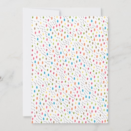 Invitation Douche nuptiale succulente (Dos)