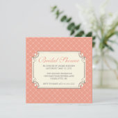 Invitation Douche nuptiale {trellis} (Debout devant)