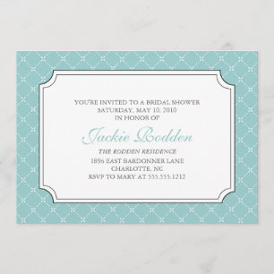 Invitation Douche nuptiale {vintage trellis}