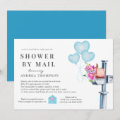 Invitation Douche par Baby shower postal (Devant / Derrière)