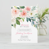 Invitation Douche par courrier douche nuptiale Douche virtuel (Debout devant)