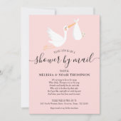 Invitation Douche Par Courrier Longue Distance Parachute (Devant)