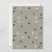 Invitation Douche Par Courrier Longue Distance Parsemer Bois (Dos)