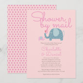 Invitation Douche par courrier Sprinkle à distance (Devant / Derrière)