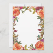 Invitation douche par la poste de baby shower citrouille éloi (Dos)