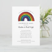Invitation Douche par la poste Sprinkle de longue distance (Debout devant)